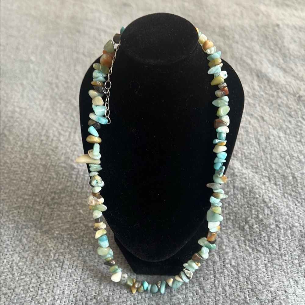 Multi-Color Gemstone Necklace